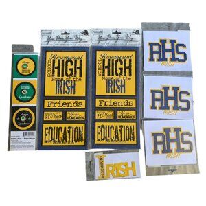 Rosemount High School Irish Stickers & Decals Assorted School Spirit Designs